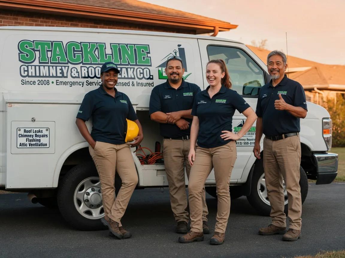 Chimney flashing repair company in Holly Springs, NC